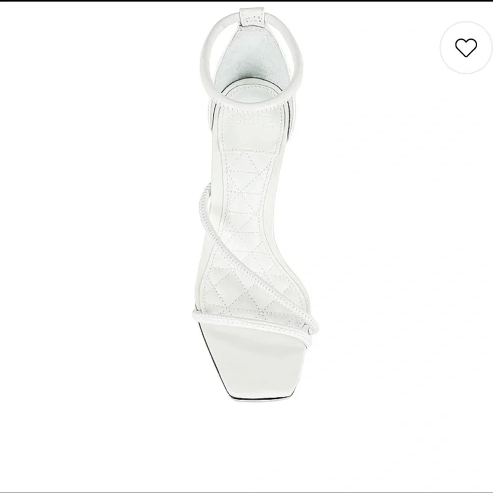 Schutz Gaiah Heel in White - Picture 3 of 7